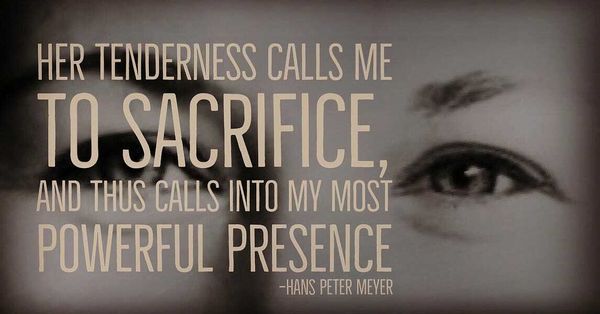 I SACRIFICE & BECOME MORE MYSELF