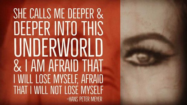 IT IS DARK & SHE CALLS ME DEEPER